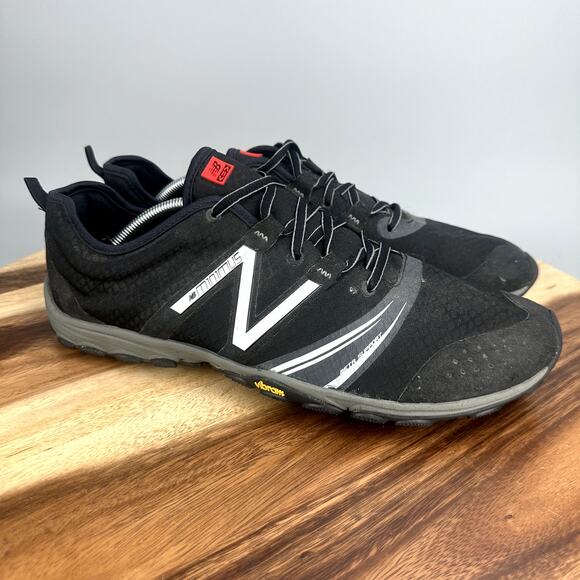 New Balance Minimus Men's 12 D Minimalist Vibram Trail Sneakers Shoes Mt20bk2 - Picture 1 of 10
